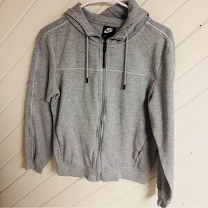 Nike Men's Gray Hoodie Sweater